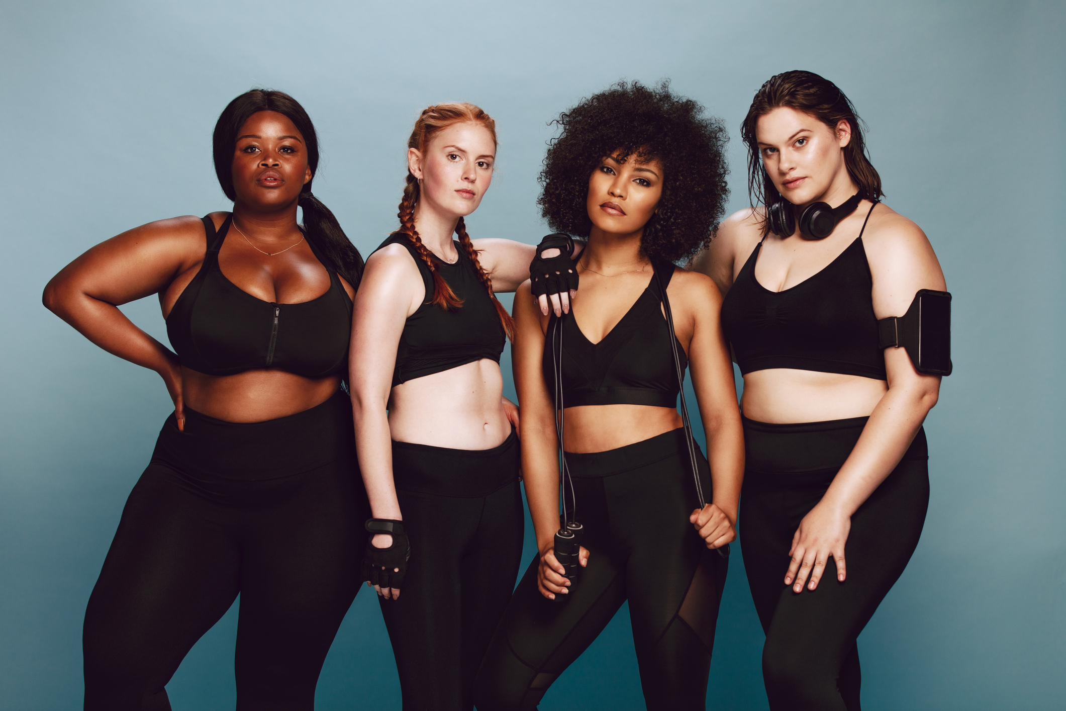 Blue hair and body diversity: celebrating all shapes and sizes - wide 1